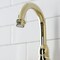 Kingston Brass Bridge Bathroom Faucet with Brass Pop-Up, Polished Brass KS7992PL - alternate 3
